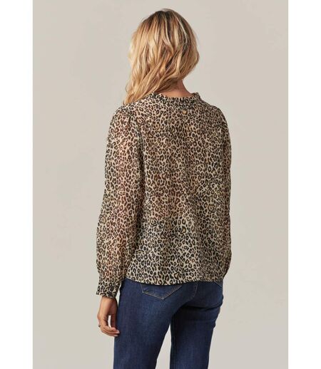 Blouse léopard pour femme MARTA