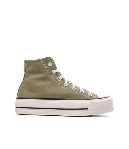 Baskets kaki femme converse chuck taylor all star lift a07571c