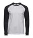 T-shirt homme blanc / noir Tee Jays-1