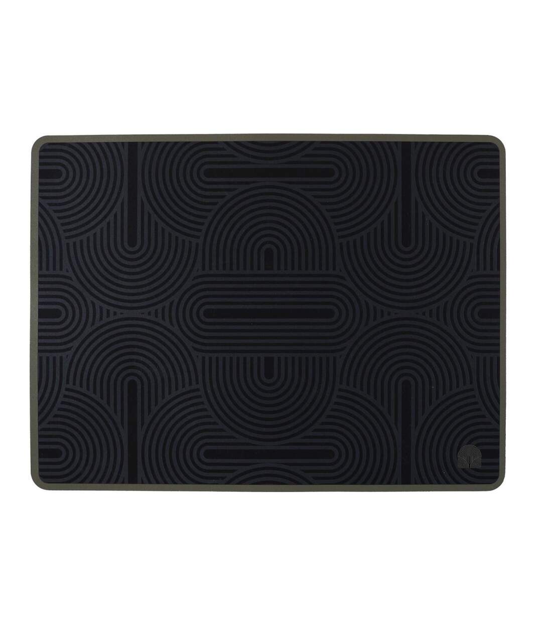 Set de Table Imprimé Lounge 30x40cm Noir-1