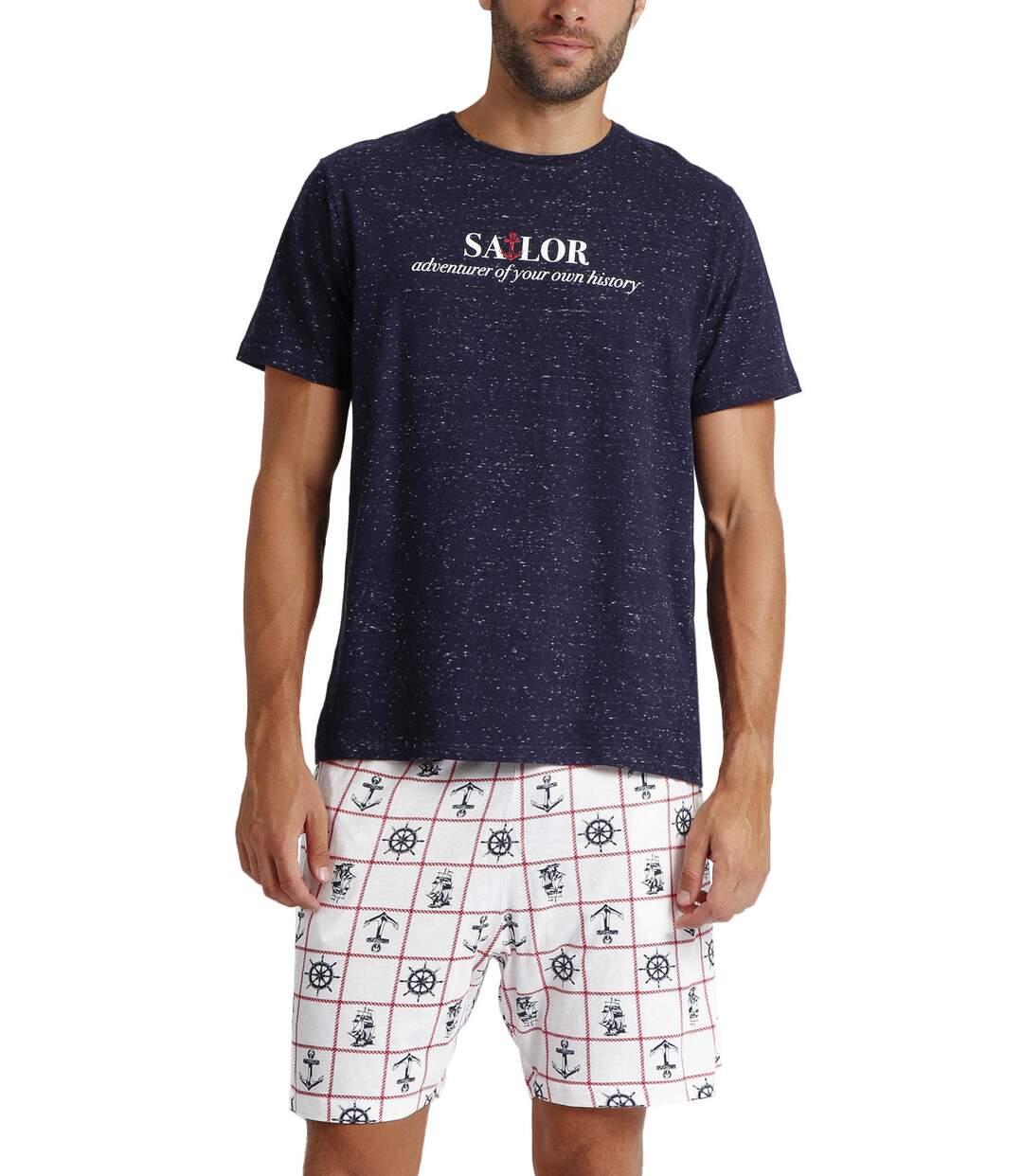 Pyjama short t-shirt Sailor Admas-1