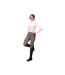 Womens/ladies Glacial Softshell Horse Riding Tights Grey Hy-1