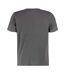 Mens marl fashion t-shirt dark grey marl Kustom Kit