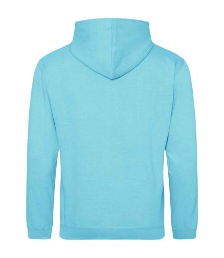 Sweat à capuche college adulte turquoise surf Awdis Awdis