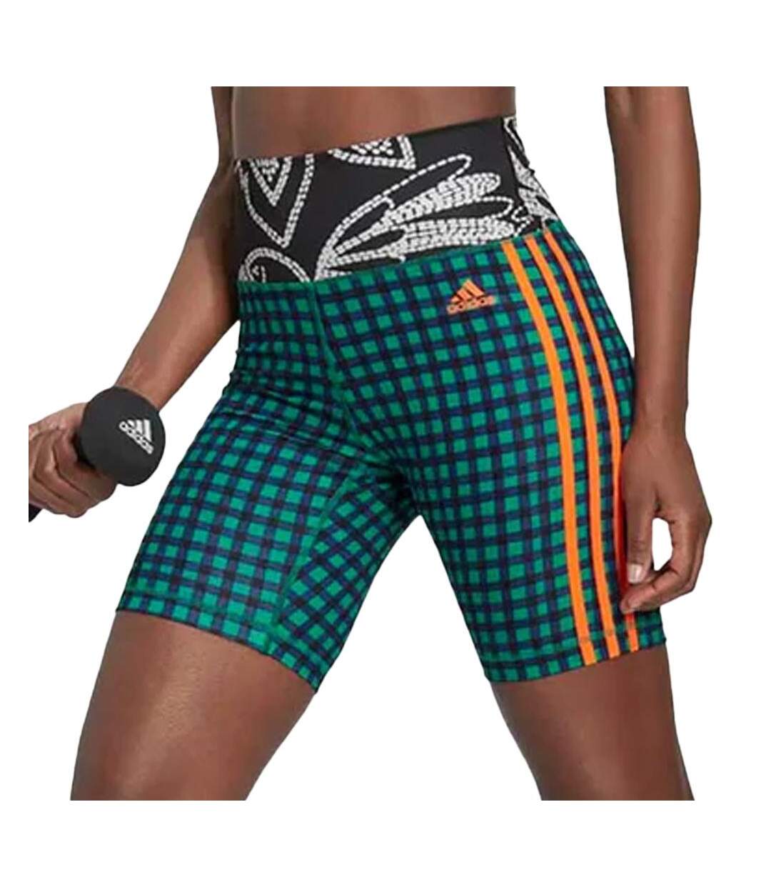 Short vert/noir homme adidas farm - l-1
