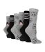 6 Pairs Ladies Multipack of Fun Design Socks with Novelty Animal Patterns-1