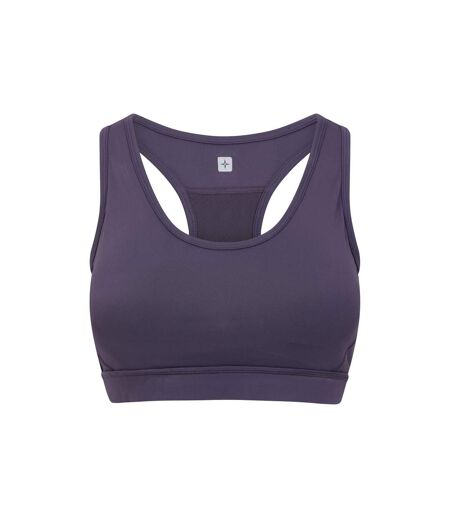 Brassière de sport motion femme violet foncé Mountain Warehouse