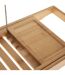 Pont de baignoire design Bamboo - L. 70/105 cm - Marron-4