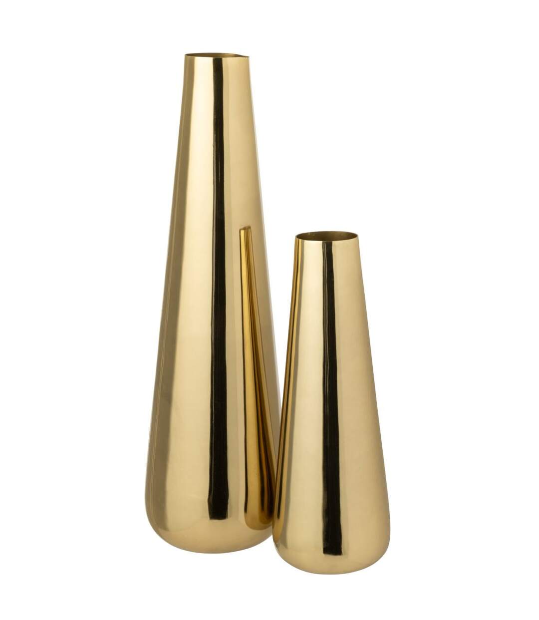 Vase Design en Métal Moses 40cm Doré-2