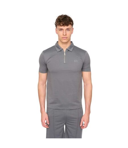 Mens Medford Pintuck Everyday Polo And Shorts Set Grey Duck And Cover