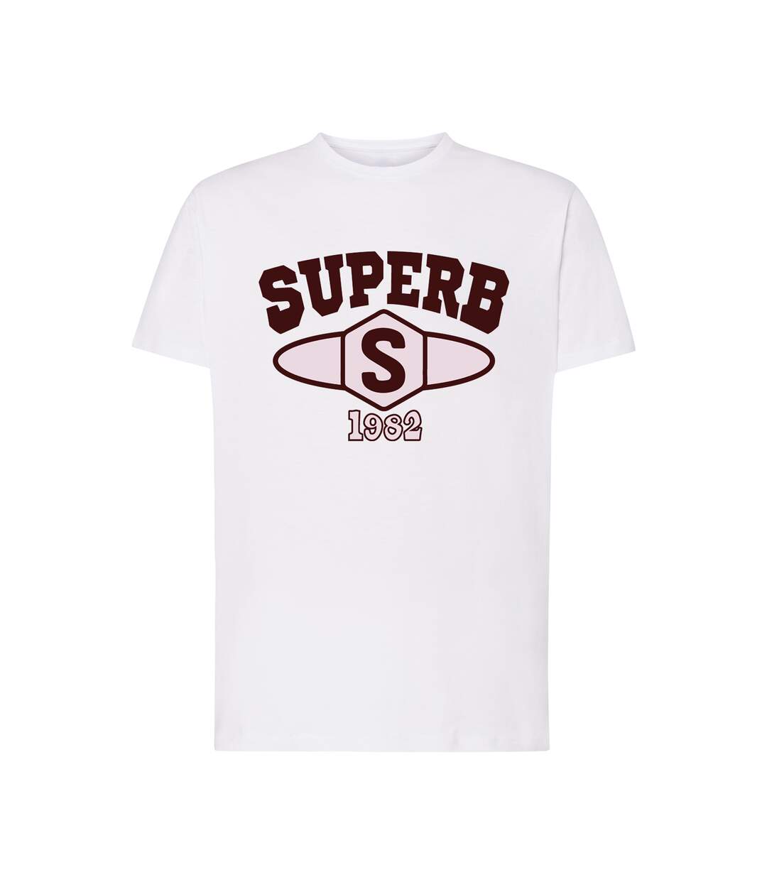 University SPRBCA-2201 men's short sleeve round neck T-shirt