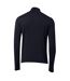 Asquith & Fox Mens Cotton Blend Zip Sweatshirt (French Navy)