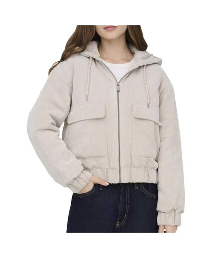 Veste beige femme only suva corduroy