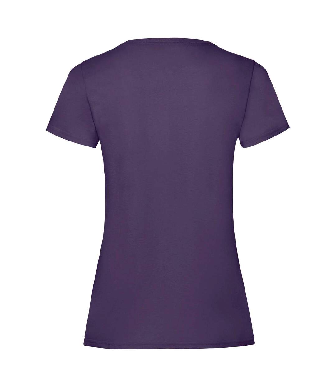 T-shirts Manches Courtes Femmes Violet Fruit Of The Loom-2