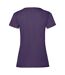 T-shirts Manches Courtes Femmes Violet Fruit Of The Loom-2