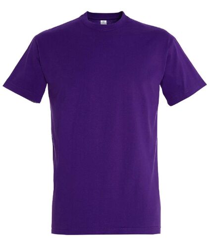 T-shirt manches courtes - Mixte - 11500 - violet foncé