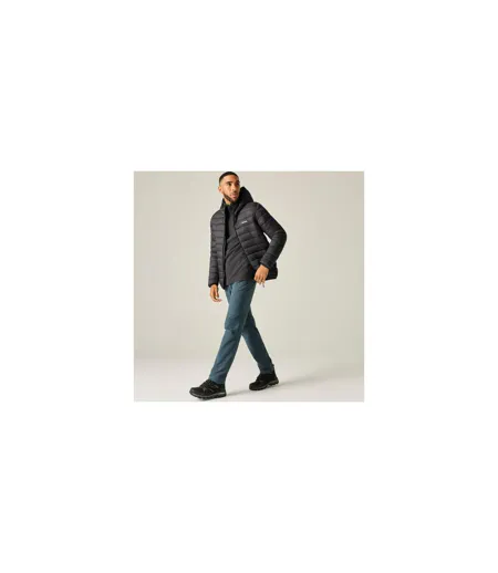 Doudoune Matelassée Marizion Homme Noir Orange Rouge Regatta