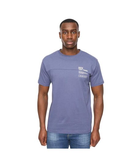 Mens Seamtext T-shirt Navy Duck And Cover