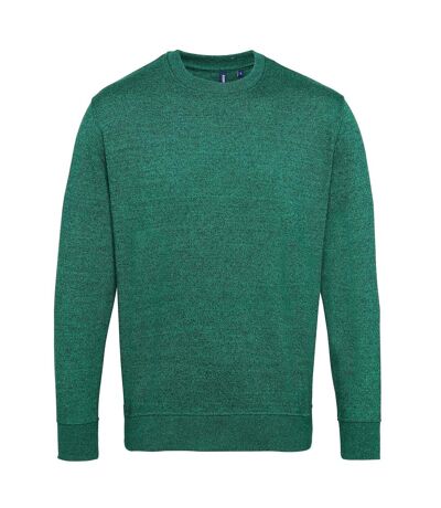 Asquith & Fox Mens Cotton Rich Twisted Yarn Sweatshirt (Kelly/Black) - UTRW5187