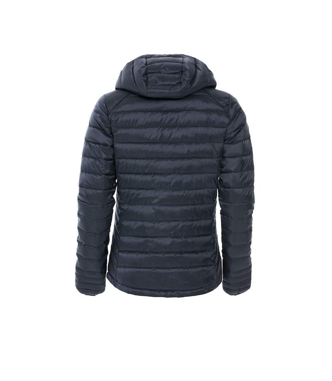 Womens/ladies Hudson Padded Jacket Dark Navy Clique-2