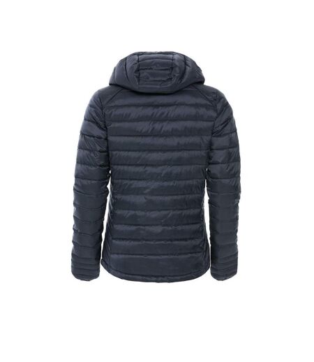 Womens/ladies Hudson Padded Jacket Dark Navy Clique
