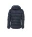 Womens/ladies Hudson Padded Jacket Dark Navy Clique-2