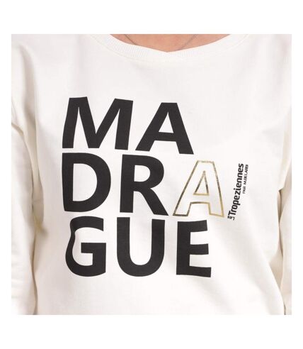 Sweat Blanc Femme Les Tropéziennes Maddie - S