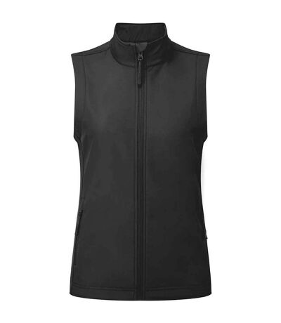 Premier Womens/Ladies Windchecker Vest (Black)