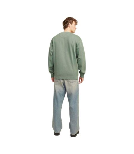 Unisex Adult Faded Drop Shoulder Sweatshirt Iceberg Green Jack And Jones