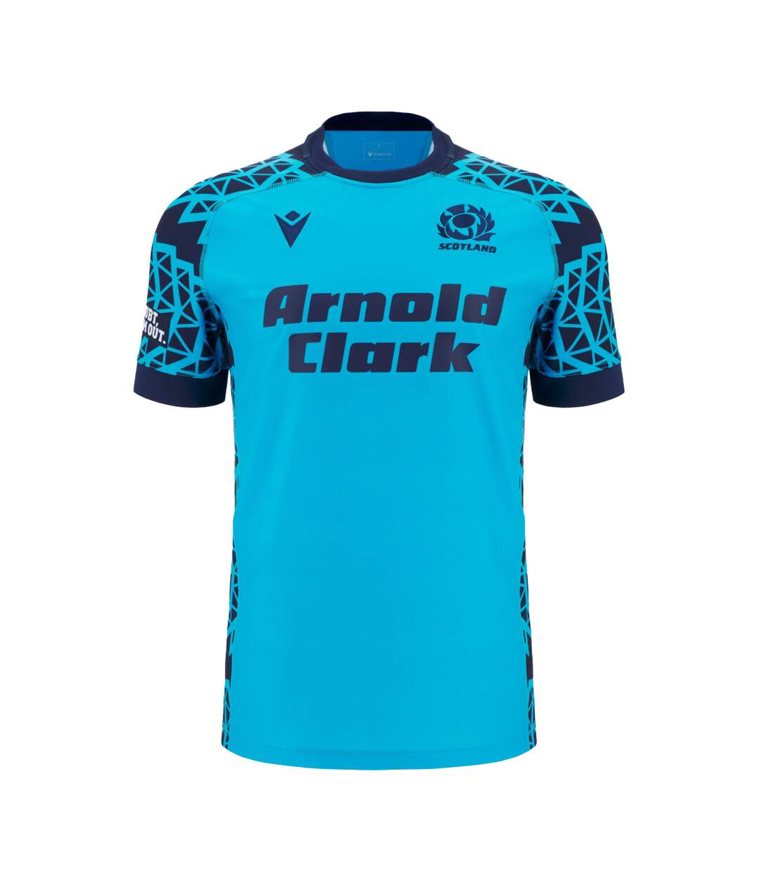 Haut De Rugby Adulte Bleu Marine Bleu Ciel Scotland RU-1