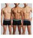 KAPPA Boxers Homme Lot de 3, Coton, Ceinture Élastique Siglée Kappa-2