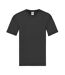 T-shirt Original Homme Noir Fruit Of The Loom-1