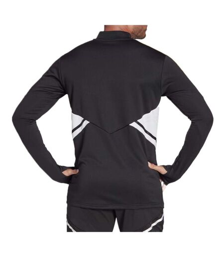 Juventus sweat 1/4 zip noir homme adidas 2022