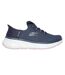 Womens/ladies Edgeride Slip-in Trainers Navy Lavender Skechers-3