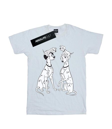 Disney - T-shirt DALMATIANS FAMILY - Femme (Blanc) - UTBI16706