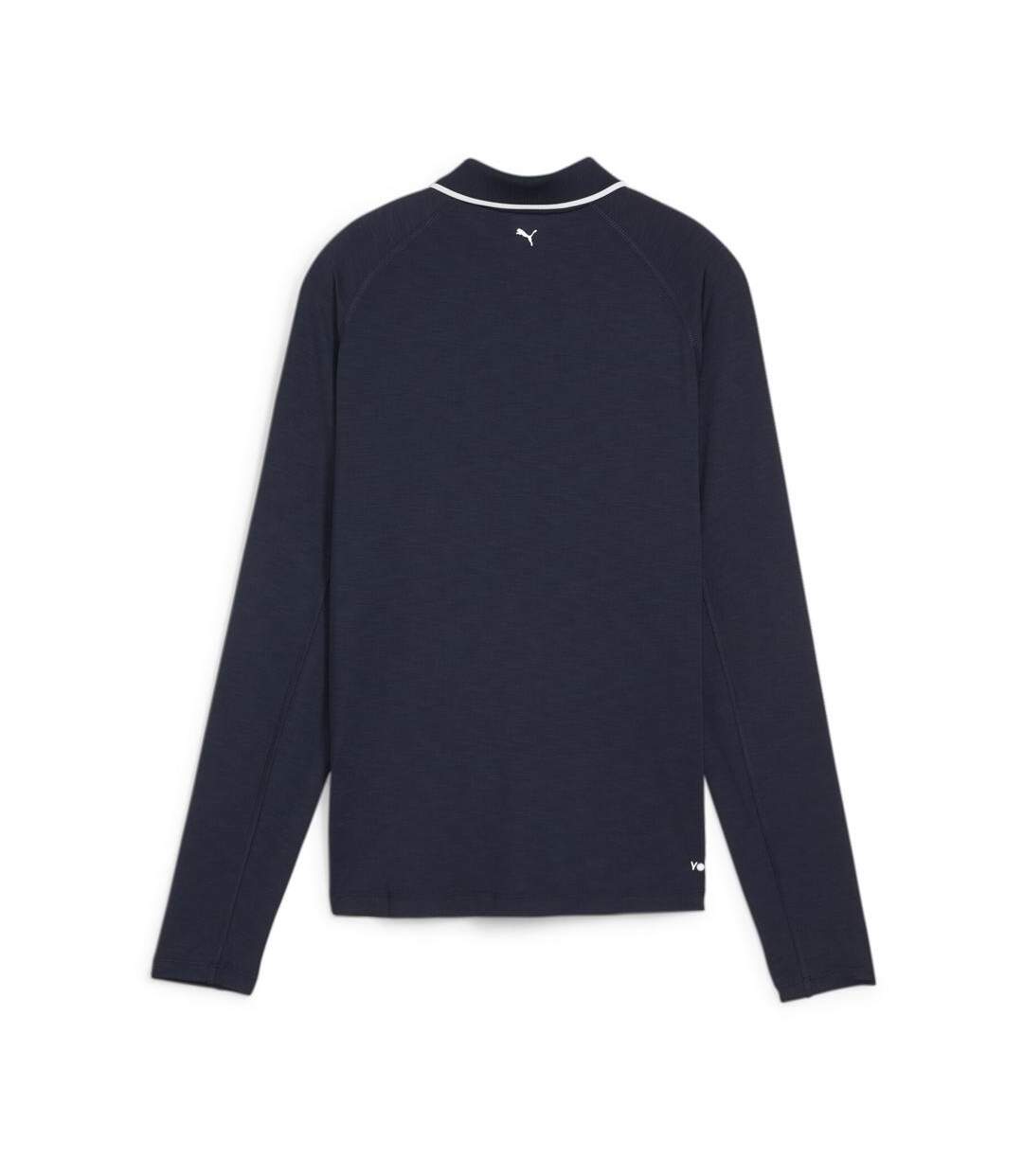 Polo manches longues marine femme puma you-2