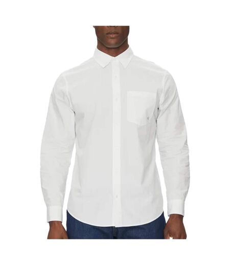 Chemise blanche homme calvin klein jeans poplin - l