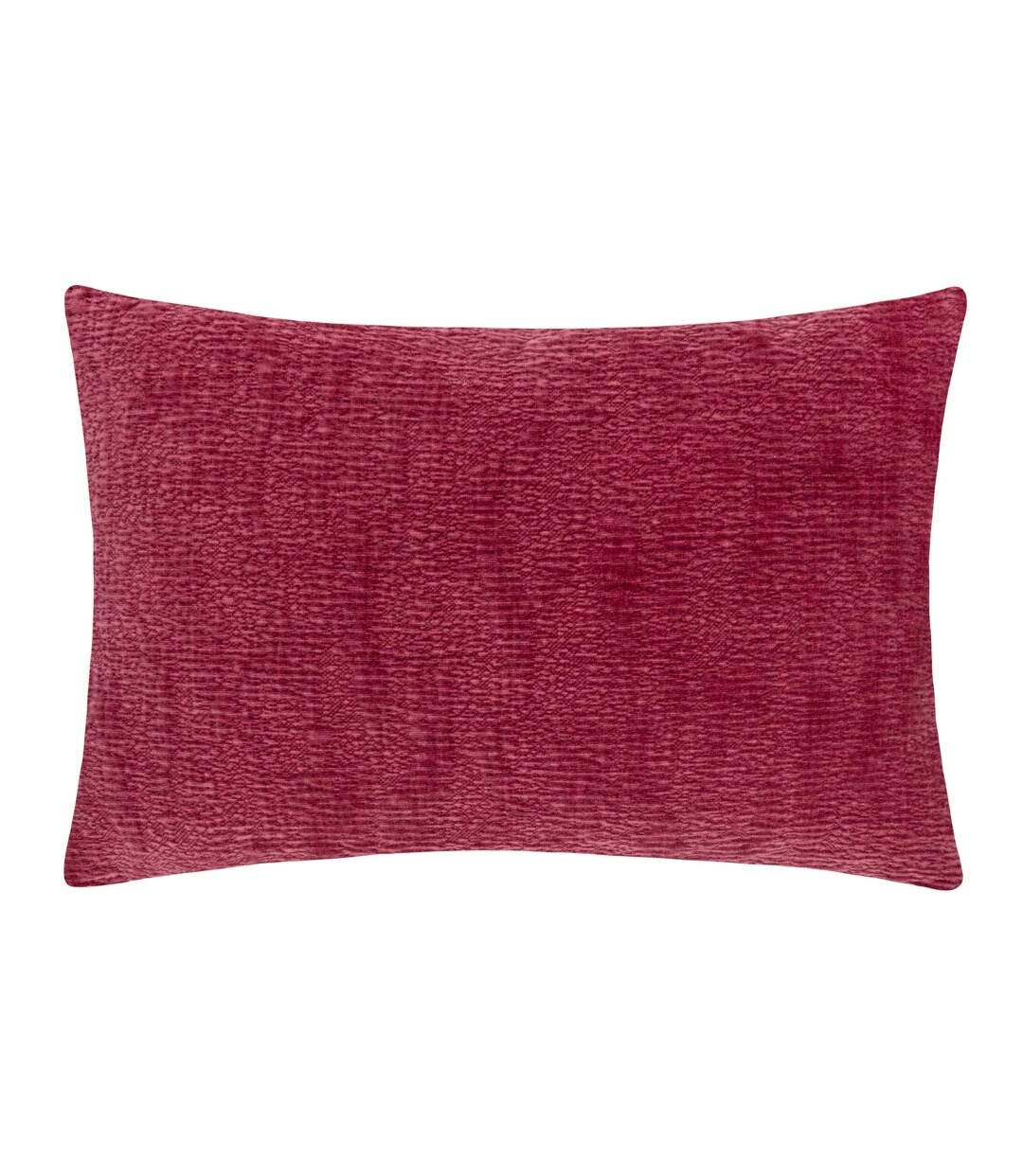 Osaka chenille cushion cover 40cm x 60cm burnt red Yard