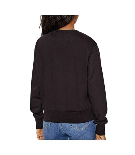 Sweat Noir Femme Guess Original Fleece - L