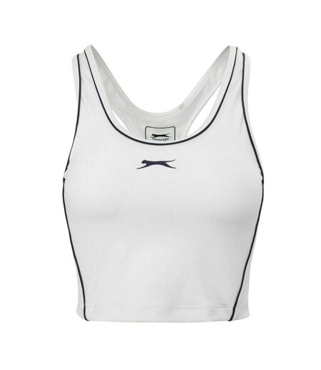 Débardeur Motif/style Logo Femme Blanc Slazenger
