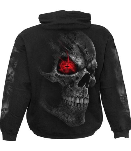 Sweat à capuche death stare adulte noir Spiral Direct