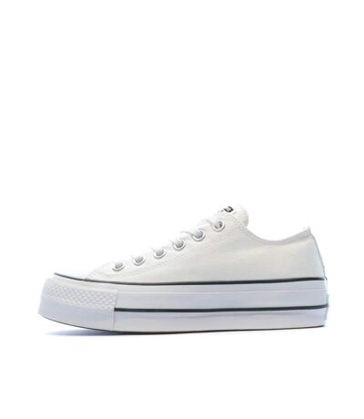 Baskets compensées blanches femme Converse All Star - 39.5