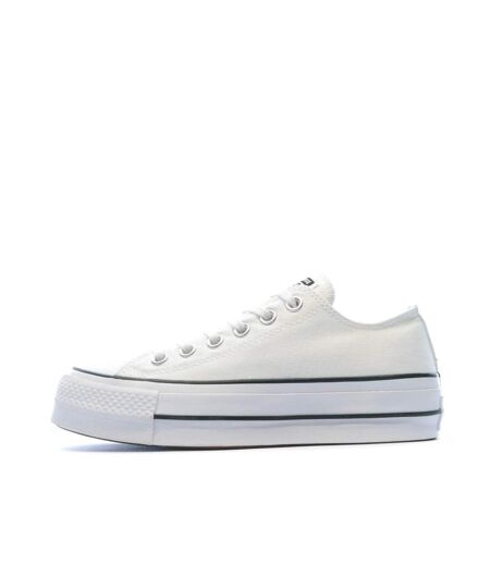 Baskets compensées blanches femme Converse All Star - 39.5