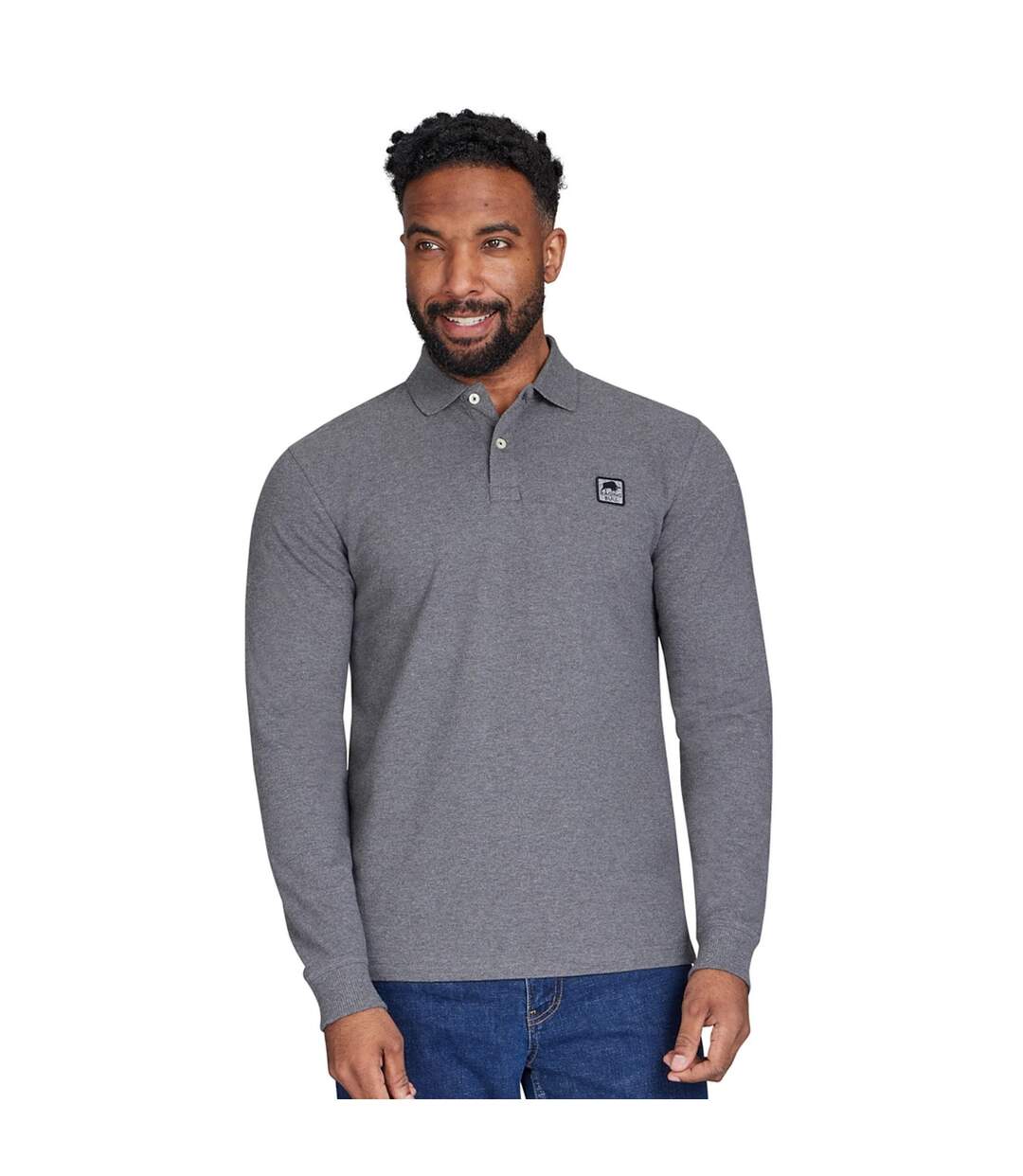Polo Classic Homme Charbon Raging Bull-2