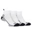 Mens 3 Pack Sport Cushioned Ankle Socks