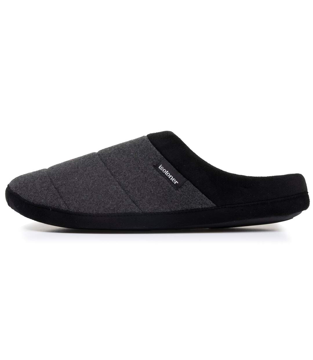 Isotoner Chaussons extra-light Mules homme polaire - semelle gomme ultra souple-3