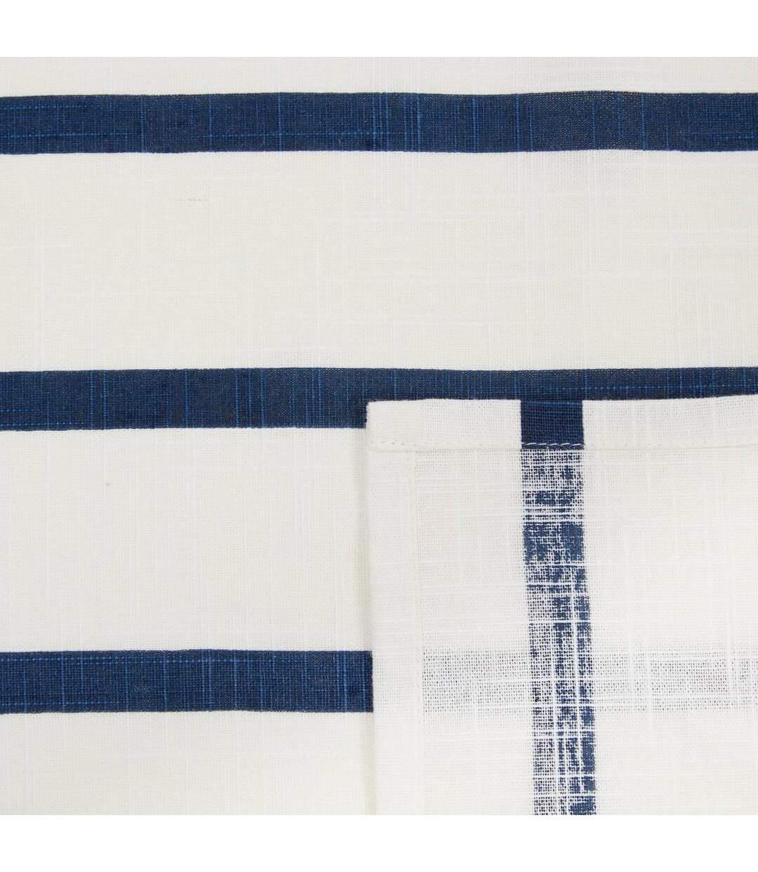 Nappe à Rayures Océania 140x240cm Blanc-2