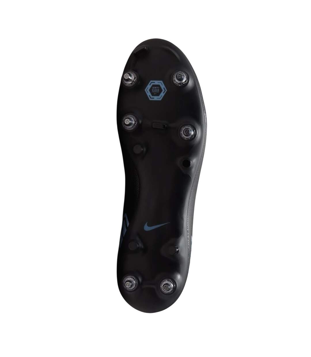 Mens Mercurial Superfly 10 Soft Ground Football Boots Black Blue Nike-3