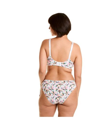 Soutien-gorge à armatures grand maintien blanc imprimé Ella