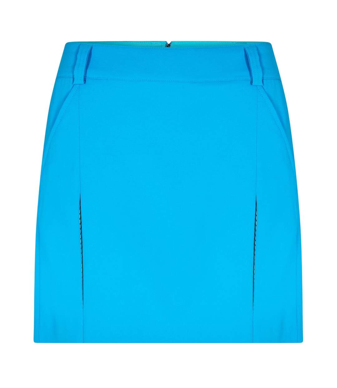 Womens/ladies Woven Pleated Golf Skort Blue Puma-1